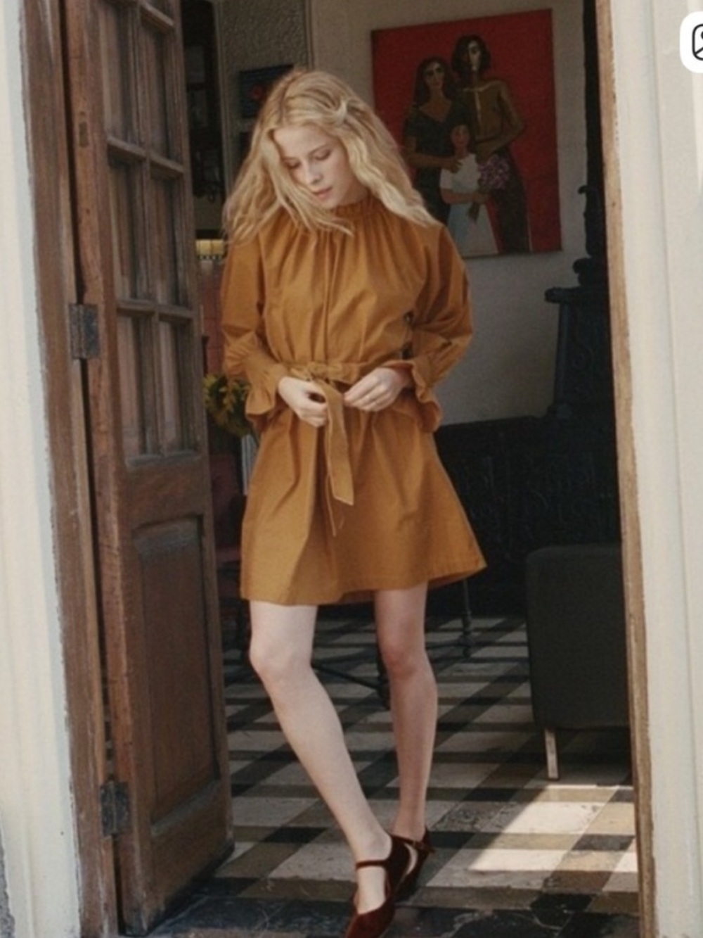 Doen Miro Dress in Golden Hour S